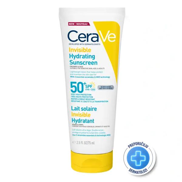 CERAVE INVISIBLE SUNSCREEN krema 75 ml